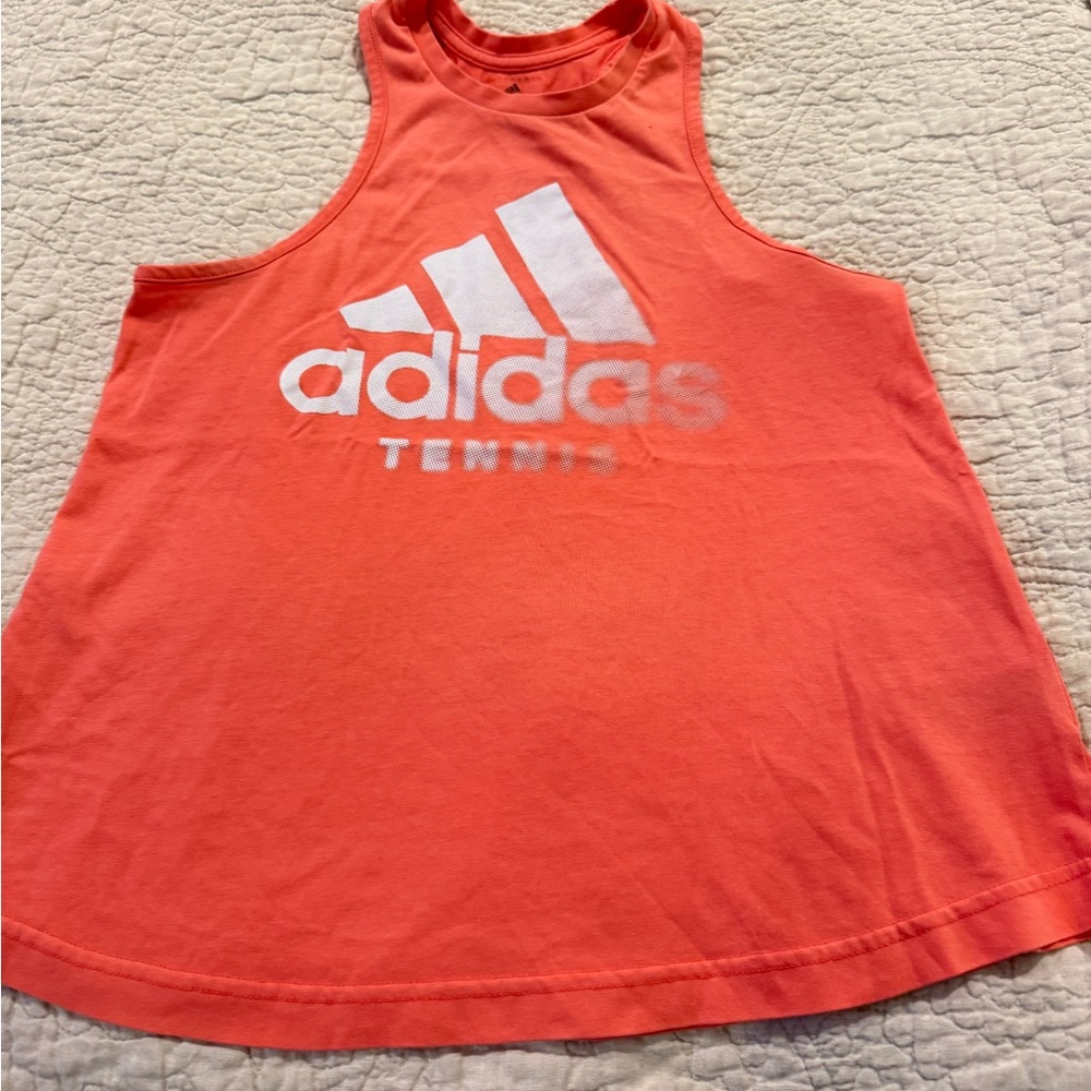 Adidas Kids Bright Coral Tank Top